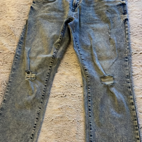 Nickel and Iron Distressed Slim Jeans 36x32 - Picture 3 of 11